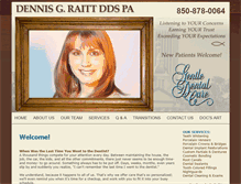 Tablet Screenshot of drraitt.com